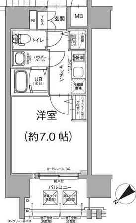 吹上駅 徒歩4分 4階の物件間取画像